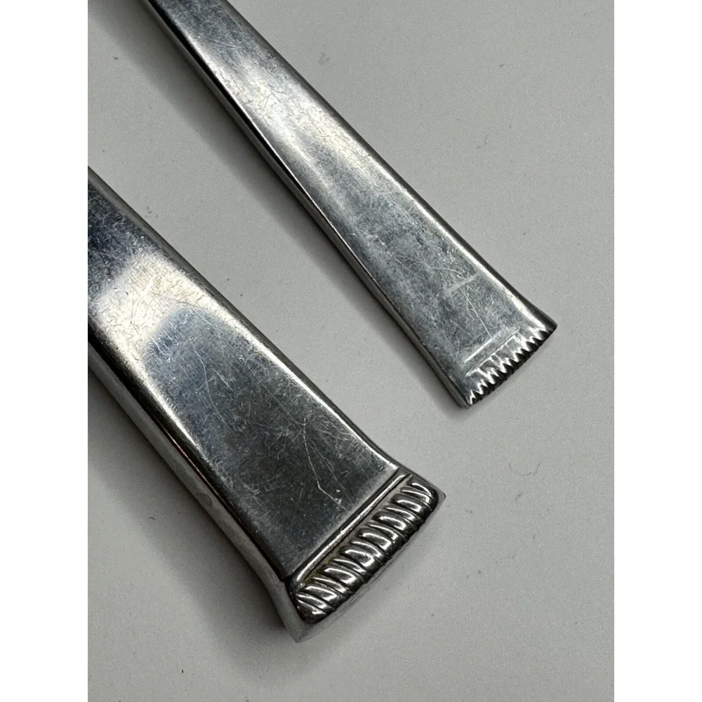 Reed & barton Teaspoon Dinner Knife set of 2 Stainless Flatware Replacement